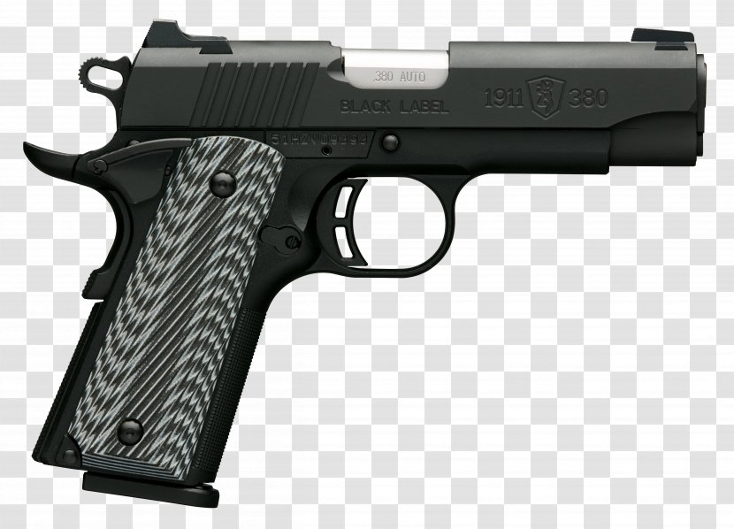 Remington 1911 R1 M1911 Pistol Arms .45 ACP Automatic Colt - Gun Barrel - Handgun Transparent PNG