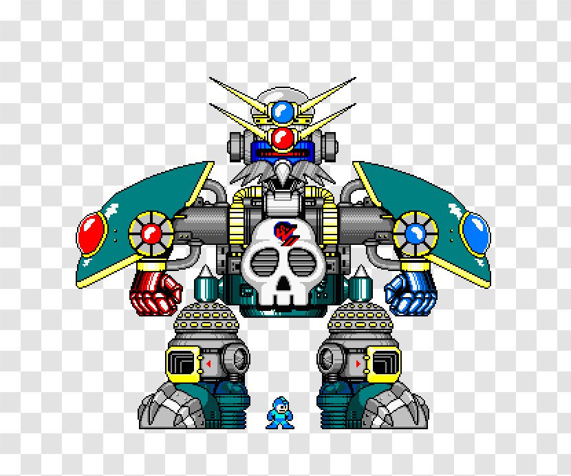 Dr. Wily Mega Man 4 IV Man: The Wars Robot - Video Game - Isometric Design Transparent PNG