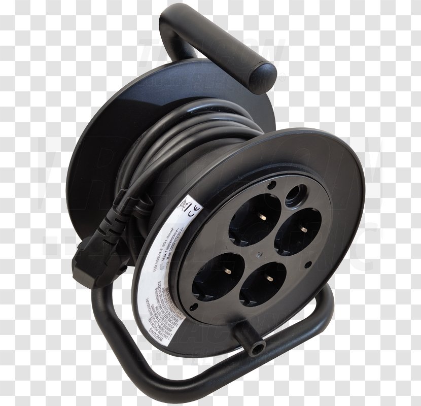 AC Power Plugs And Sockets Cable Reel Cord Electrical Extension Cords - Hardware - Automatic Reels Transparent PNG