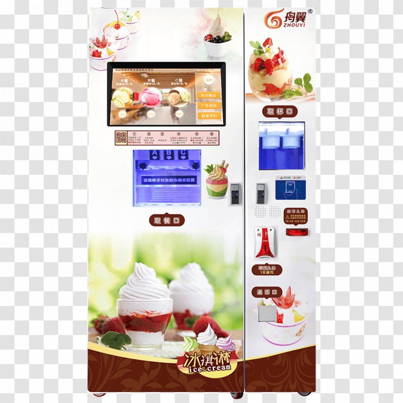 Ice Cream Makers Vending Machines Soft Serve Dairy Products - Sales Transparent PNG