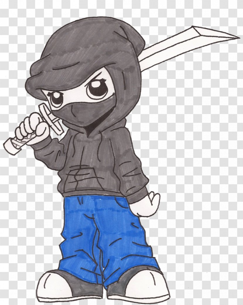 Hoodie Drawing Ninja T-shirt Cartoon - Comics - Graffiti Skull Transparent PNG