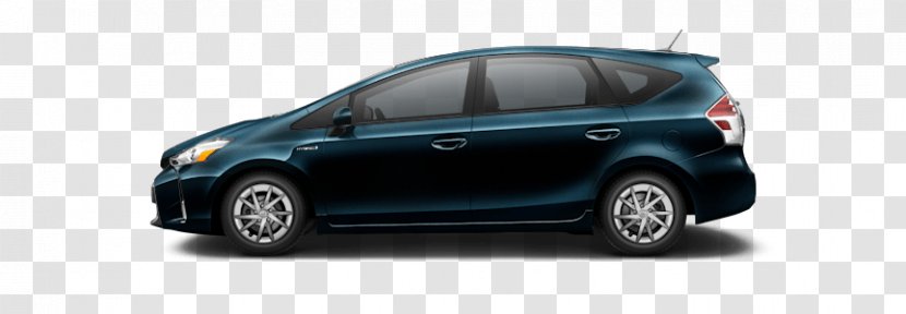 Alloy Wheel Toyota Compact Car Minivan - Prius V - Aqua Transparent PNG