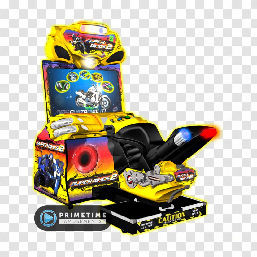 The Fast And Furious: Super Bikes Street Fighter II Pac-Man Arcade Game Amusement - Raw Thrills - Pac Man Transparent PNG