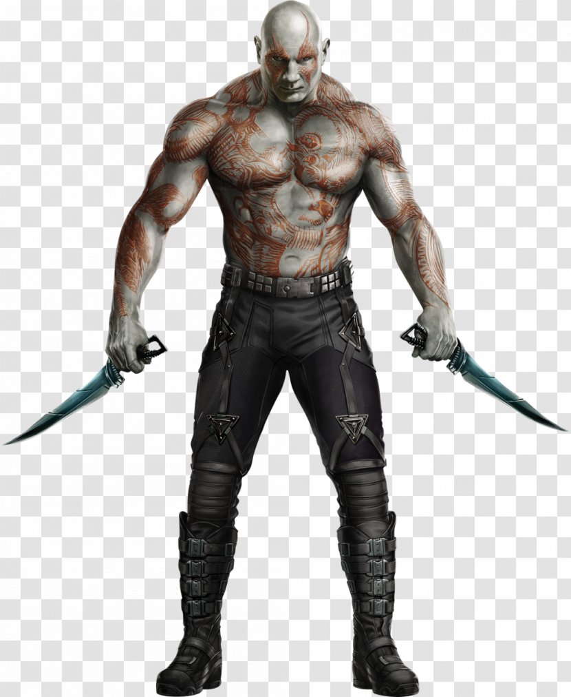 Drax The Destroyer Gamora Groot Rocket Raccoon Ronan Accuser - Starlord - Dave Bautista Transparent PNG