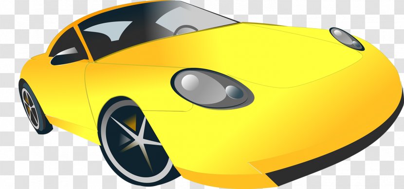 Yellow Car - Sports - Motor Vehicle Transparent PNG
