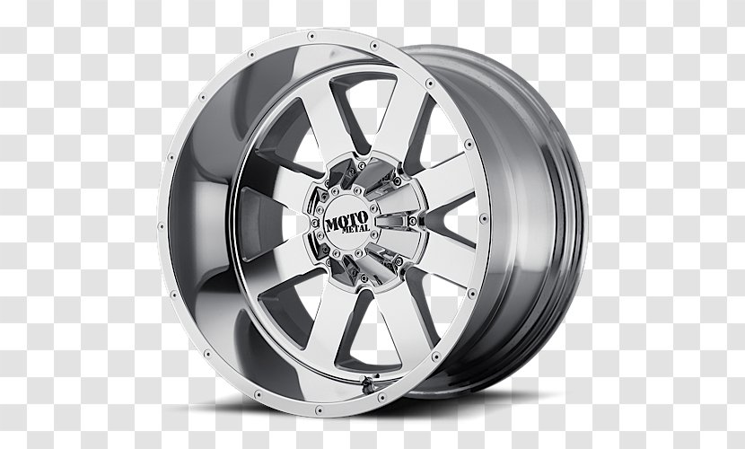 Alloy Wheel Tire Google Chrome Rim Custom - Metal - Mo Steel Transparent PNG