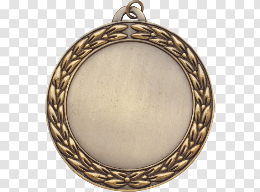 Gold Medal Award Commemorative Plaque Brass - Bronze Transparent PNG