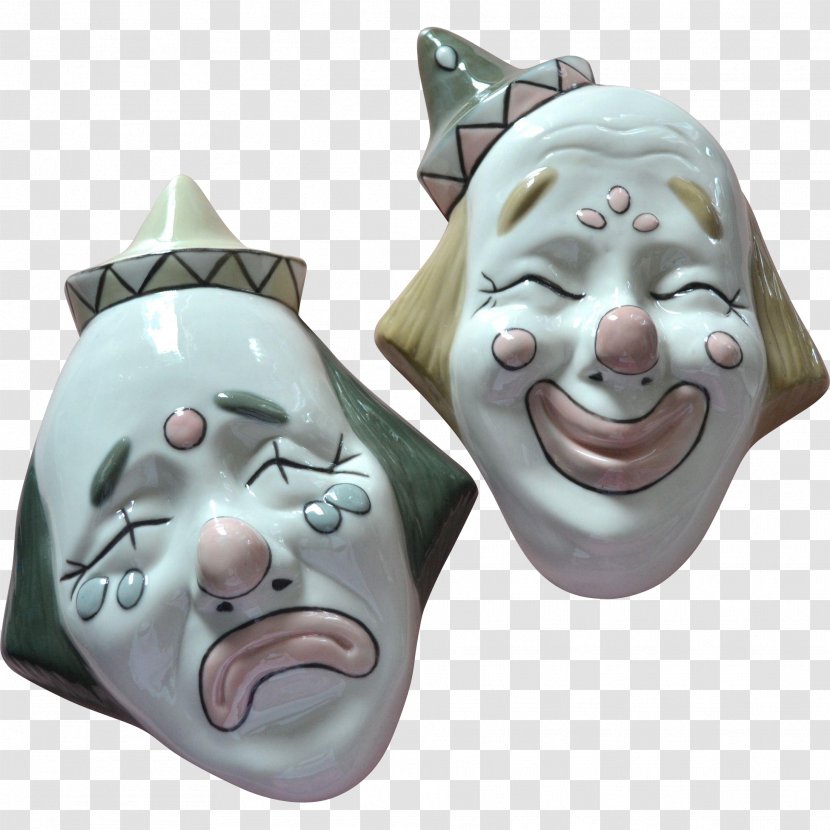 Mask Headgear Snout Figurine Facebook - Face - Clown Transparent PNG