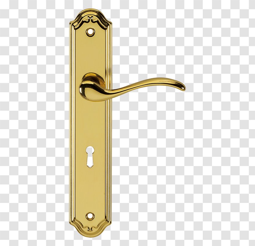 Door Handle Brass Material - Metal Transparent PNG