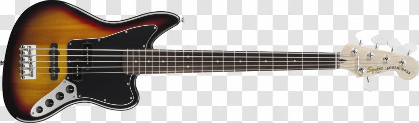 Fender Jaguar Bass Precision Squier Guitar - Tree Transparent PNG