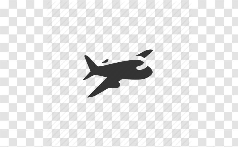 Airplane Symbol - Black And White - Cargo, Plane, Shipping, Transportation, Wings Icon Transparent PNG