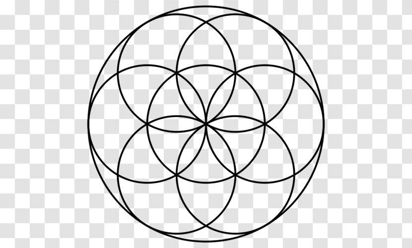 Seed Of Life Acupuncture Geometry Overlapping Circles Grid Vesica Piscis - Point - ISLAMIC PATTERN Transparent PNG