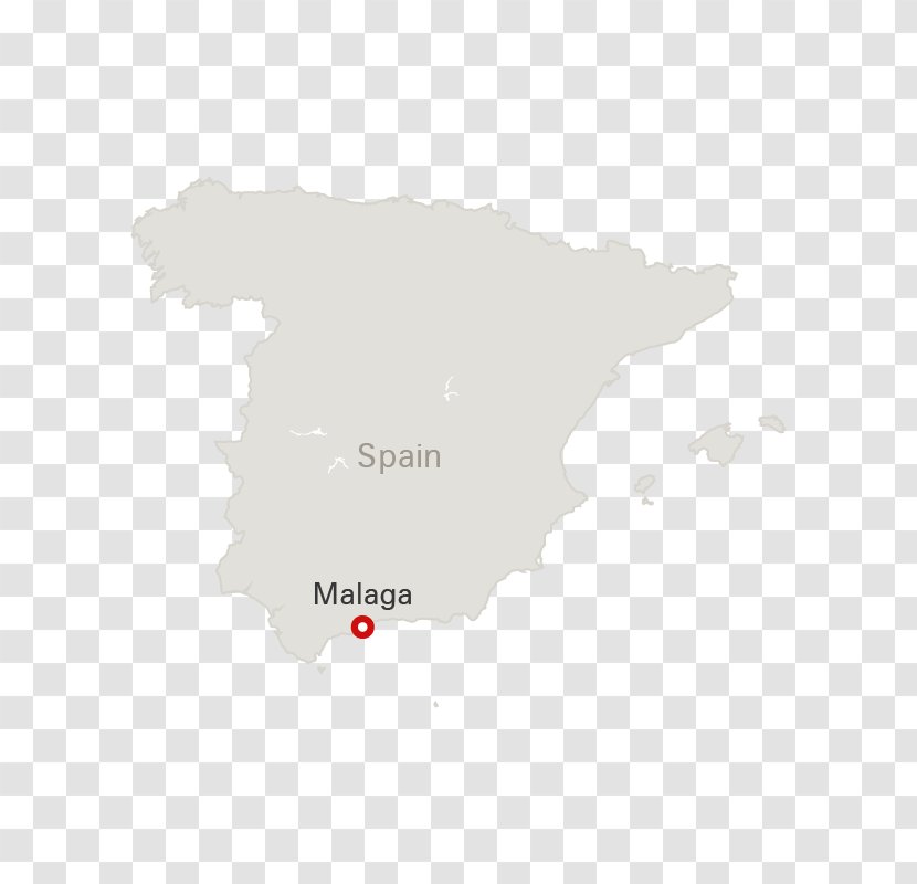 Map Provinces Of Spain Tuberculosis - Malaga Transparent PNG
