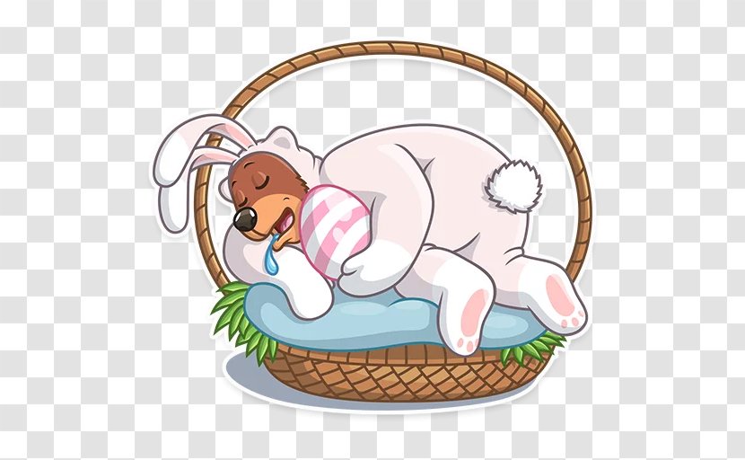 Easter Bear Dog Telegram Clip Art - Food Transparent PNG