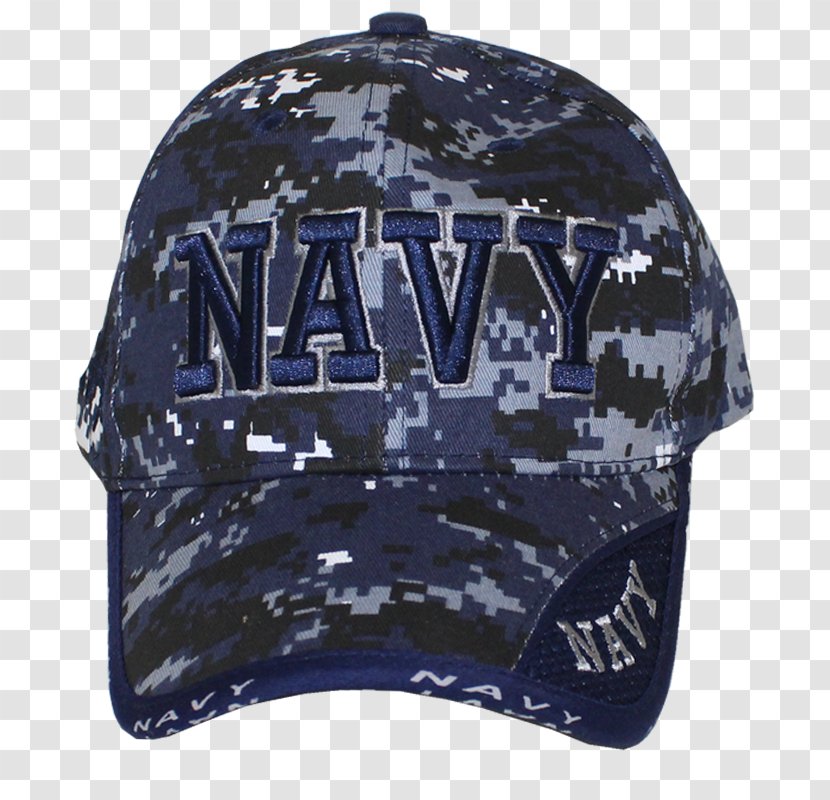 Baseball Cap United States Navy Military Camouflage - Camo Hat Transparent PNG