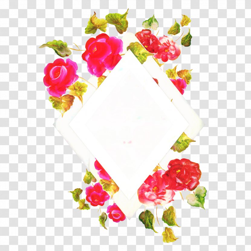 Pink Flowers Background - Rose Family Plant Transparent PNG