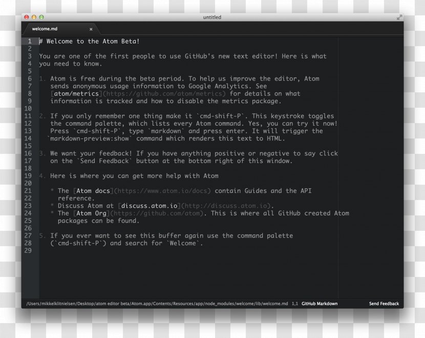 Template Atom Command-line Interface Syntax Computer Software - Black And White - Xamarin Transparent PNG