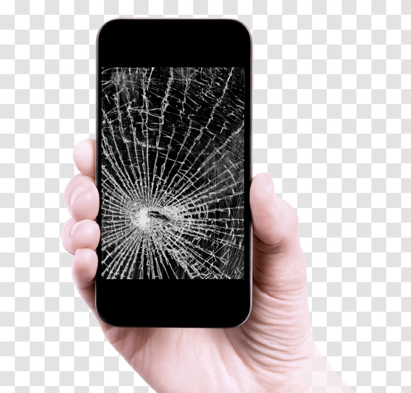 IPhone 5s Broken Screen Prank Crack Cracked Desktop Wallpaper - Electronics - Glass Transparent PNG