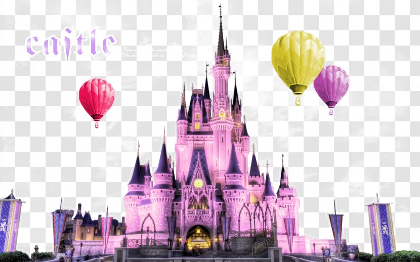 Cinderella Castle The Walt Disney Company Poster - Image Transparent PNG