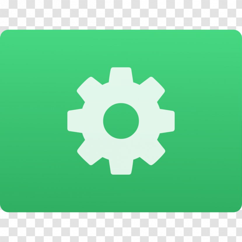 Computer Configuration Gear - Symbol - Emerald Transparent PNG