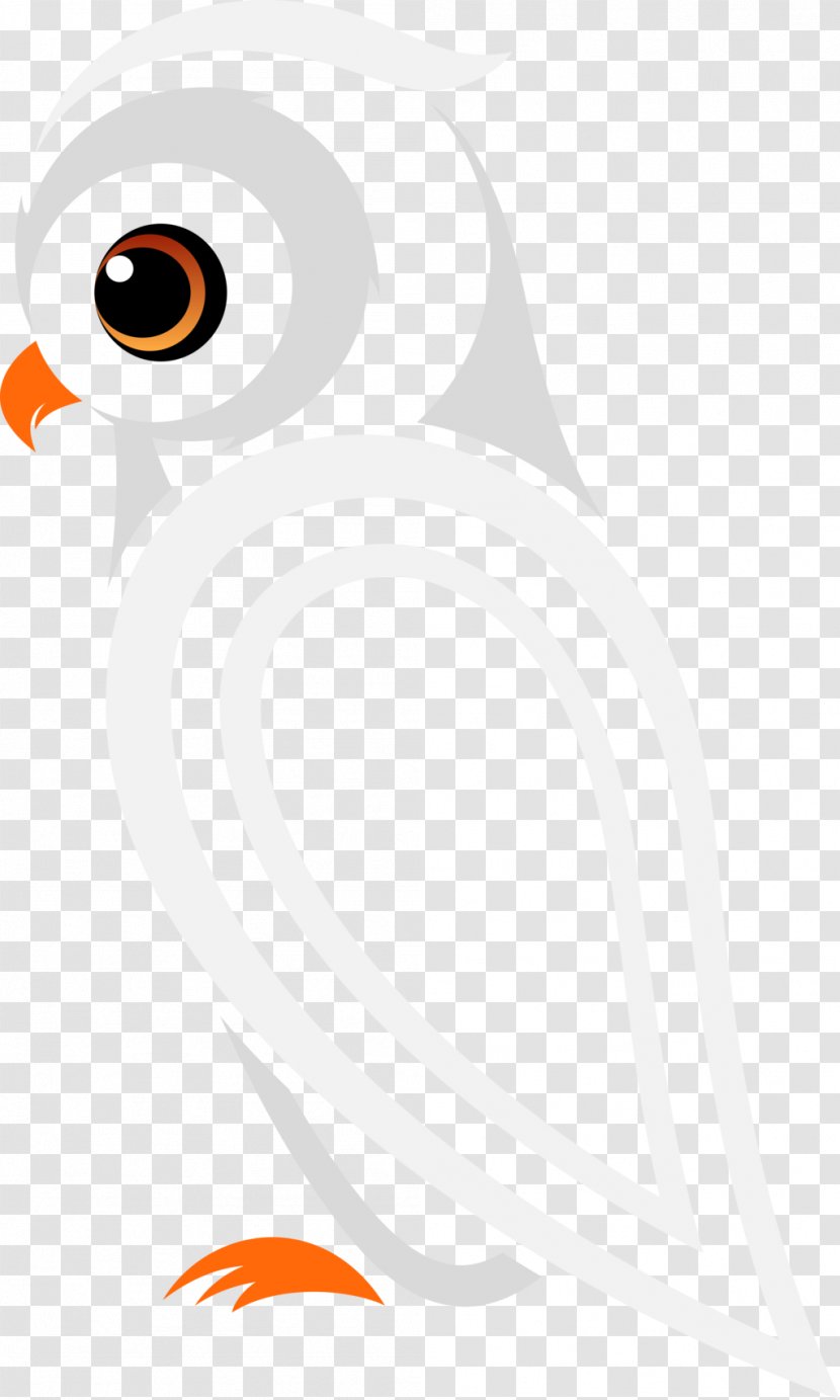 Penguin Bird Of Prey Beak Clip Art - Wing - Snowy Owl Transparent PNG
