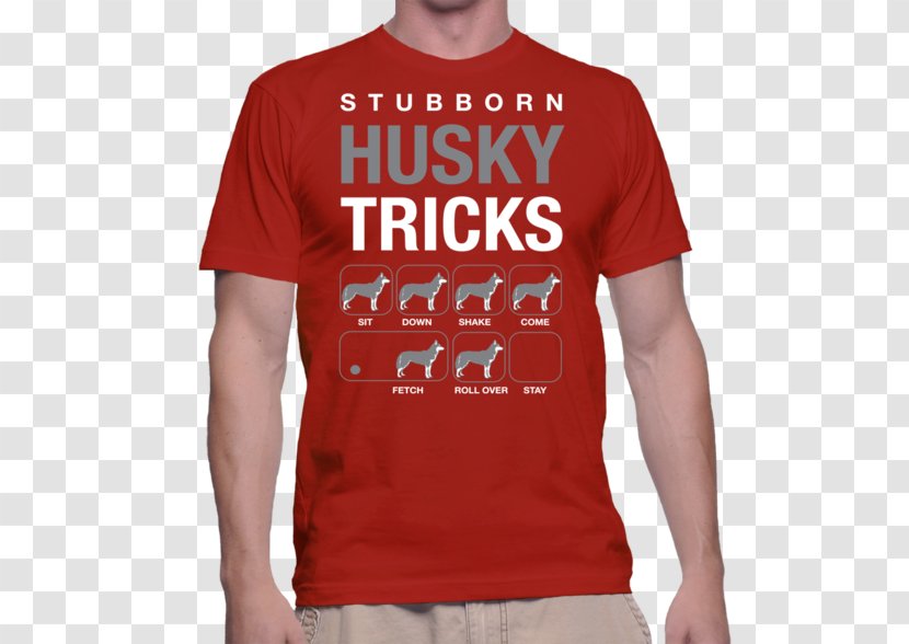 T-shirt Unisex Clothing - Brand - Husky Dog Transparent PNG