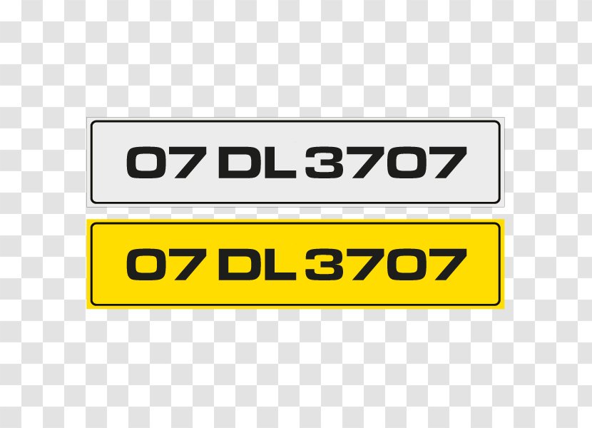 Vehicle License Plates Car Motor Registration Of The Republic Ireland United Kingdom - Brand - Number Plate Transparent PNG