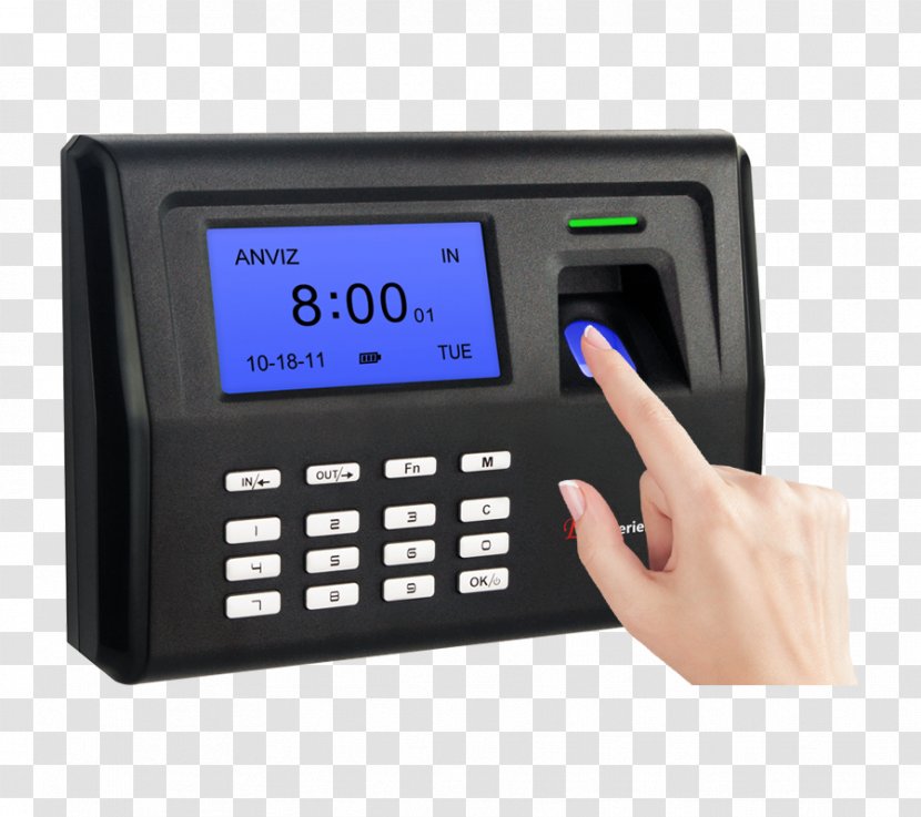 Fingerprint Time And Attendance Biometrics Technology & Clocks - System Administrator - Integrated Machine Transparent PNG