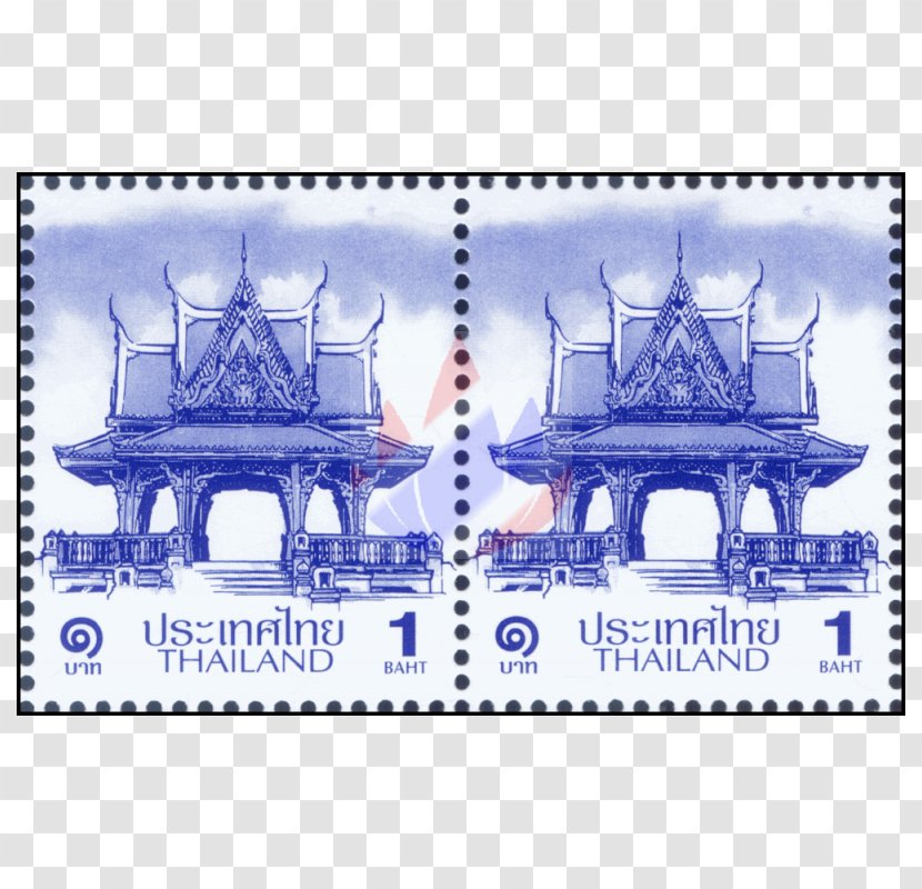 Postage Stamps Thailand Thai Baht - Brand - Cancelled Stamp Transparent PNG