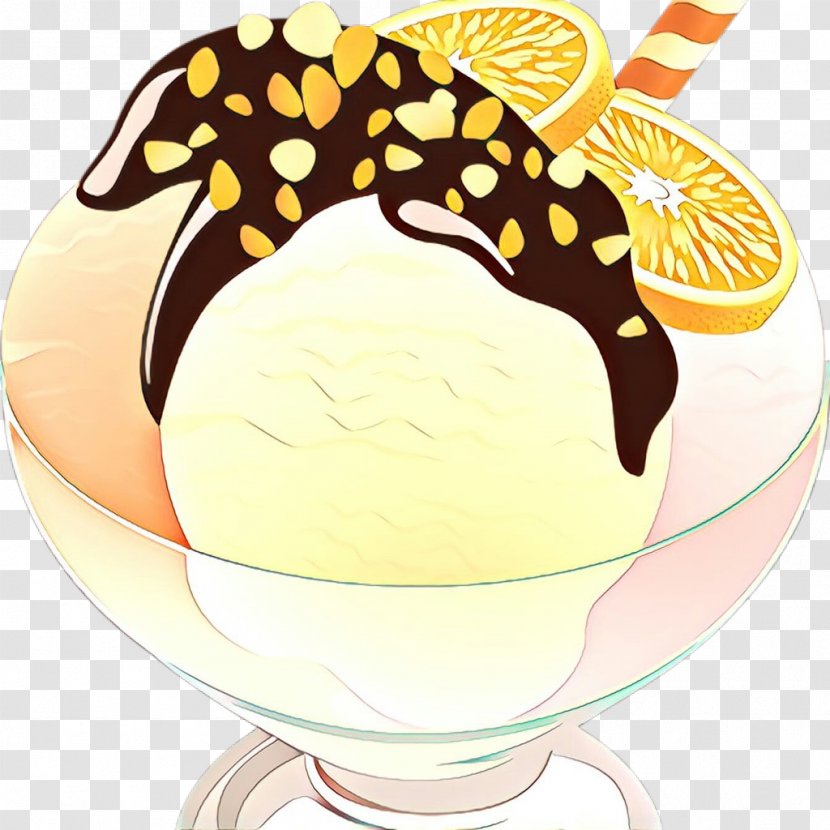 Ice Cream - Sundae - Dessert Cuisine Transparent PNG