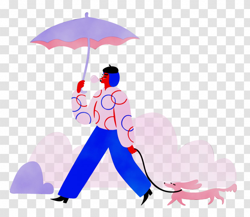 Cartoon Character Umbrella Line Microsoft Azure Transparent PNG