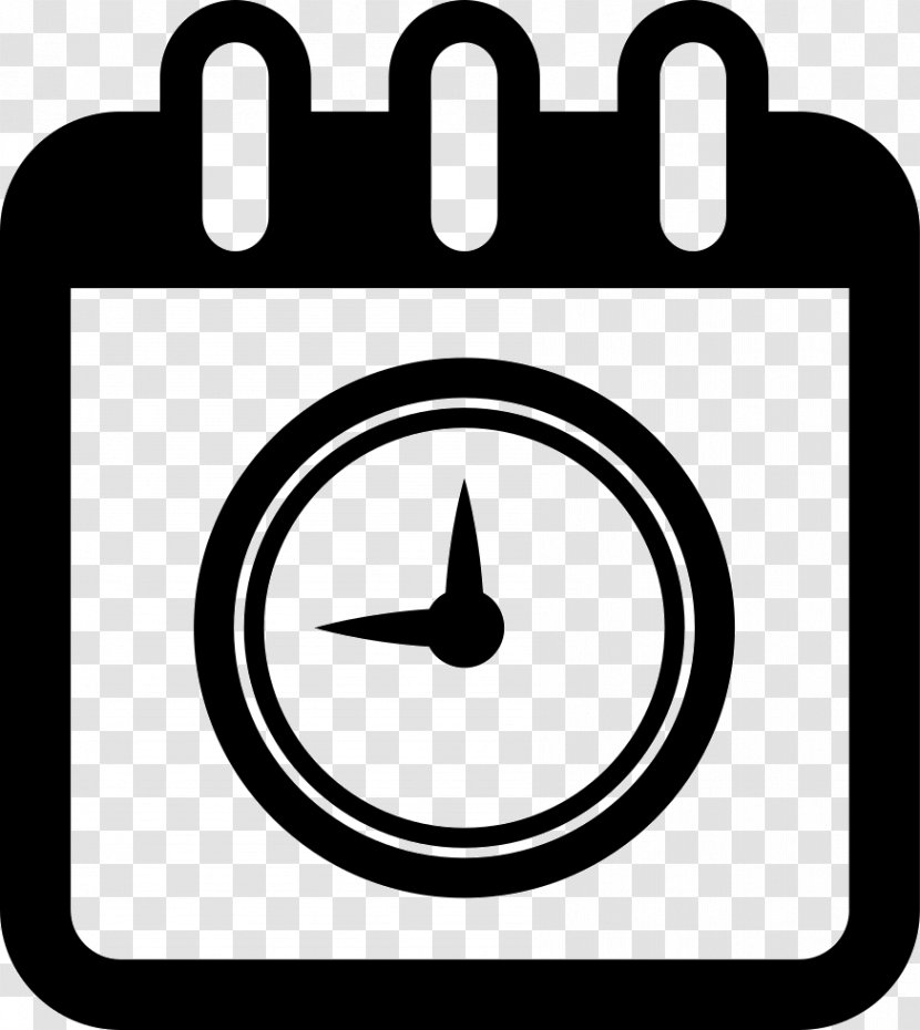 Horloge Symbol - Area - Calendar Date Transparent PNG
