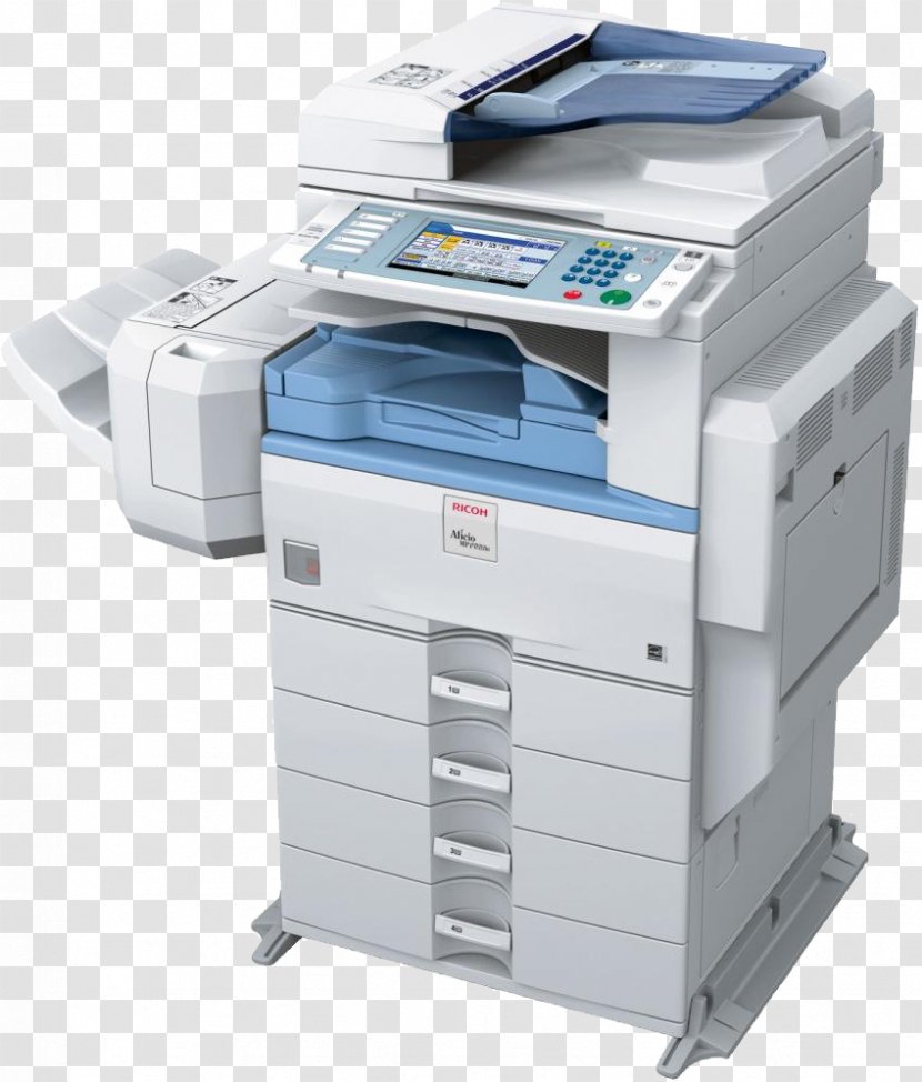 Ricoh Photocopier Toner Cartridge Printing - Image Scanner - Printer Transparent PNG