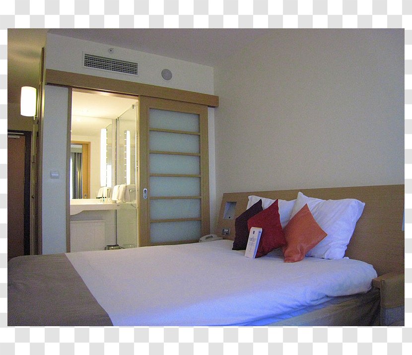 Bed Frame Window Bedroom Hotel Interior Design Services Transparent PNG