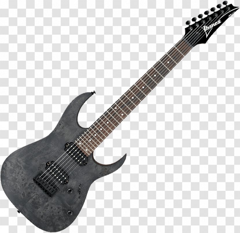 Ibanez RG Electric Guitar Seven-string - Ninestring - Mandalin Transparent PNG