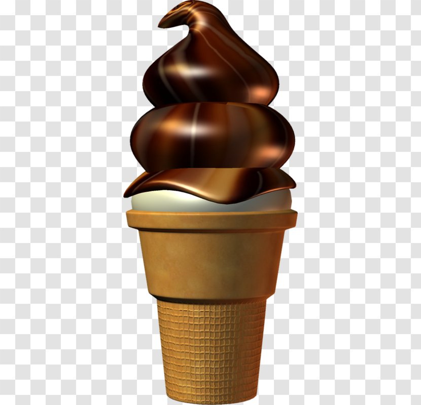 Ice Cream Pop Sundae Cupcake - Cone - Chocolate Transparent PNG