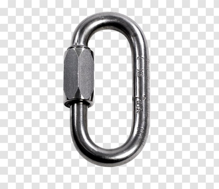 Carabiner Metal Product Design Builders Hardware - Screw Lock Transparent PNG