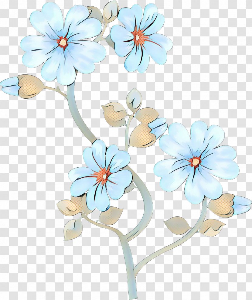 Floral Spring Flowers - Plant - Borage Family Pedicel Transparent PNG
