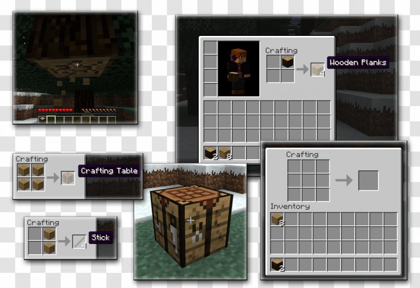 Minecraft Computer Software Art - Tabla De Madera Transparent PNG