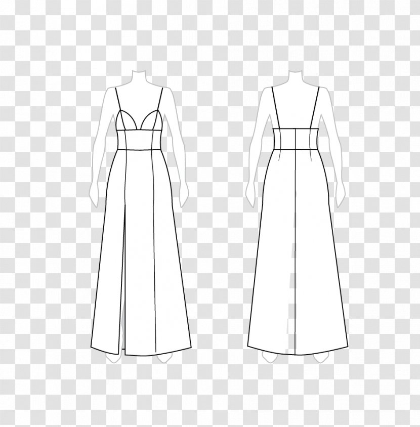Dress Clothing Fashion Design Pattern - Costume - Pale Clothes Transparent PNG
