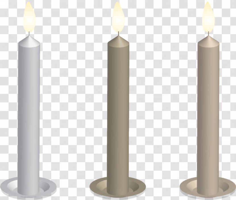Candle Light - Three Candles Transparent PNG