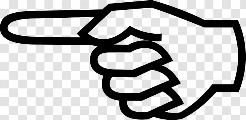 Index Finger Hand Pointing Clip Art - Pointer Transparent PNG
