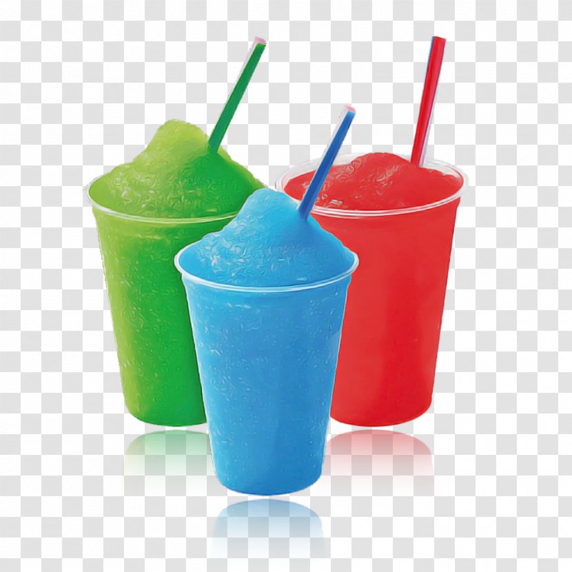 Slush Drink Drinking Straw Non-alcoholic Beverage Frozen Carbonated - Italian Ice Soda Transparent PNG