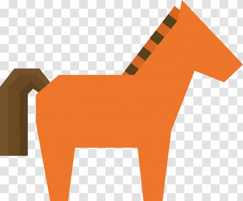 Giraffe Horse Line Meter Font Transparent PNG