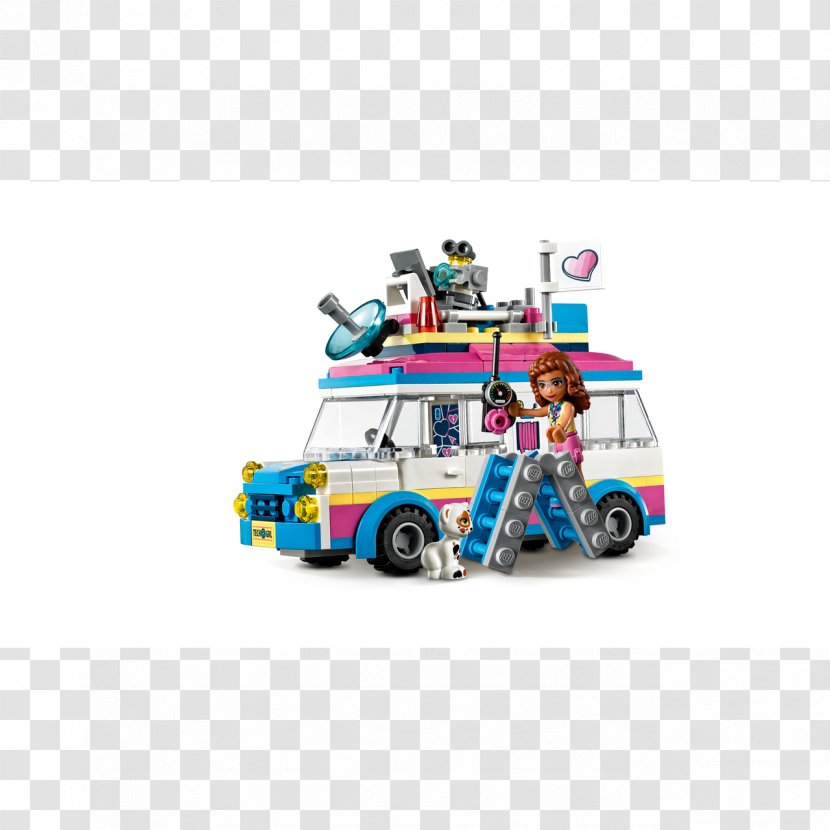 LEGO 41333 Friends Olivia's Mission Vehicle Toy Van Transparent PNG