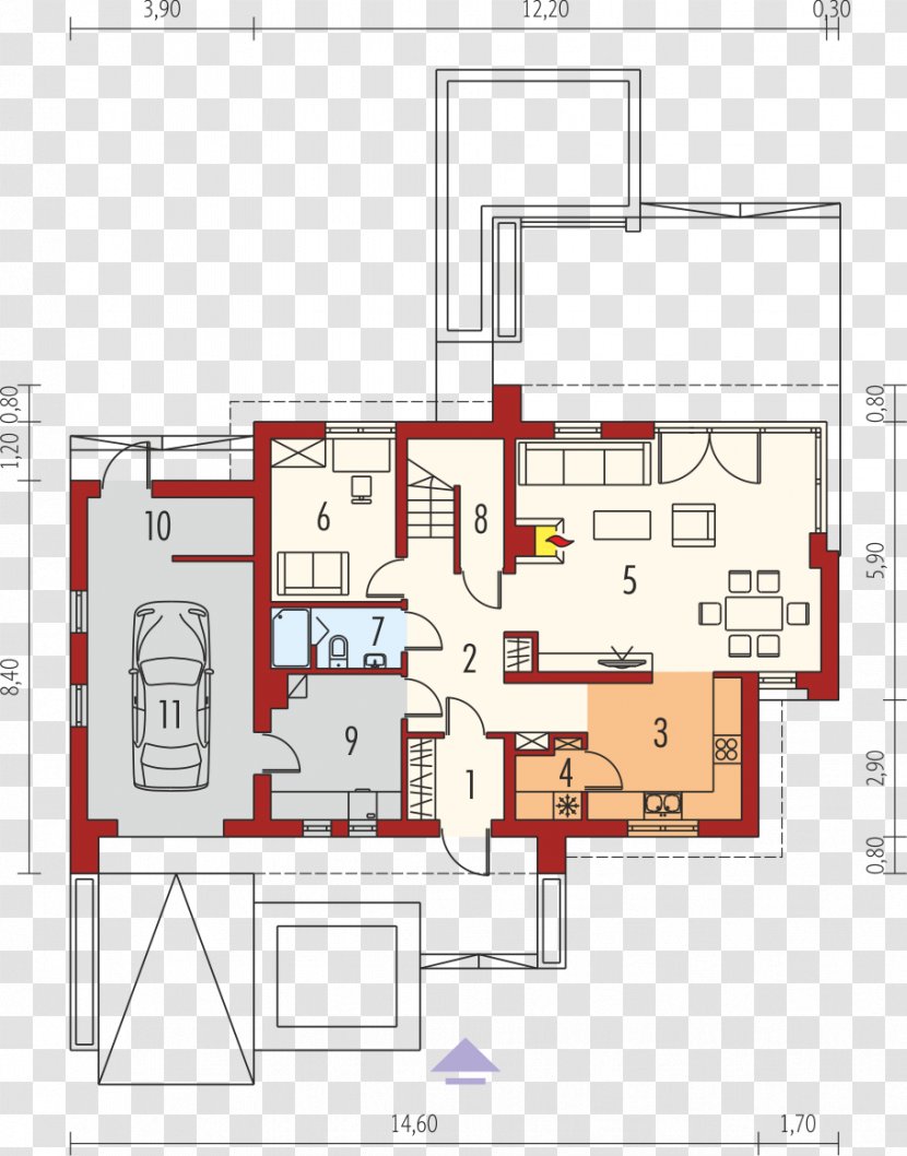 Floor Plan House Architecture Building Transparent PNG