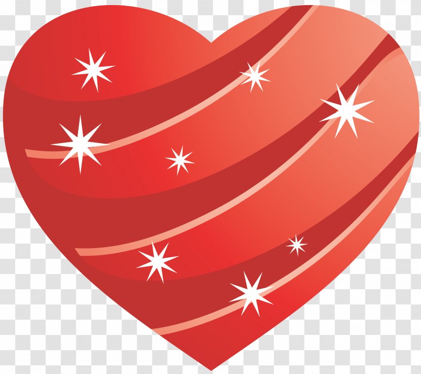 Heart Vinegar Valentines Clip Art - Red - Seven Transparent PNG
