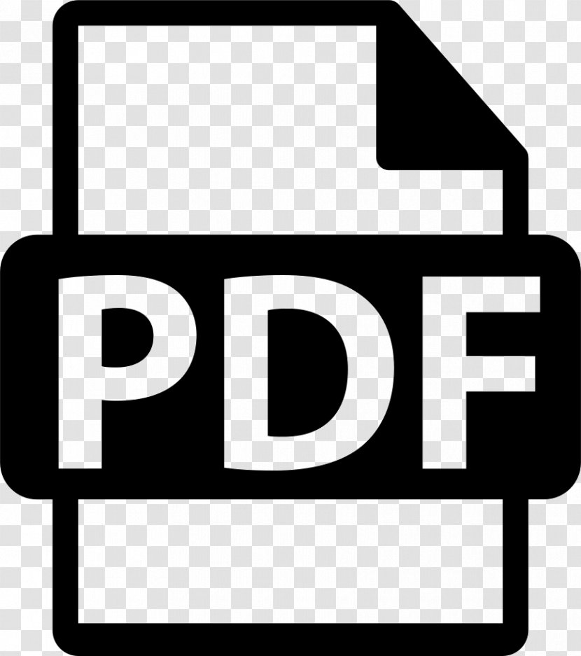 Clip Art PDF Transparency - Black And White - File Signature Transparent PNG
