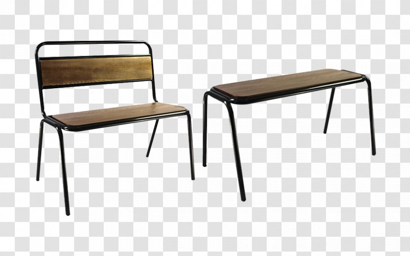 Chair Table Gunnison Bench Garden Furniture - Metal Transparent PNG