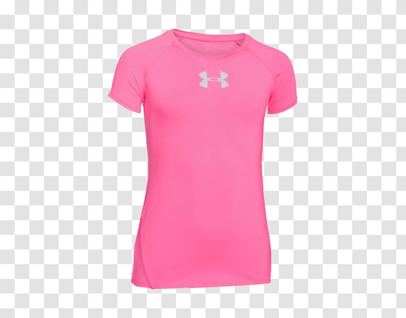 T-shirt Clothing Under Armour Neckline - Pink - Mesh Shorts Transparent PNG